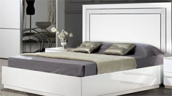 Кровать ВЕНЕЦИЯ 180 см ПМ Белая 1220х1880х2069 МЕБЕЛЬСПАЛ10 - фото 14191